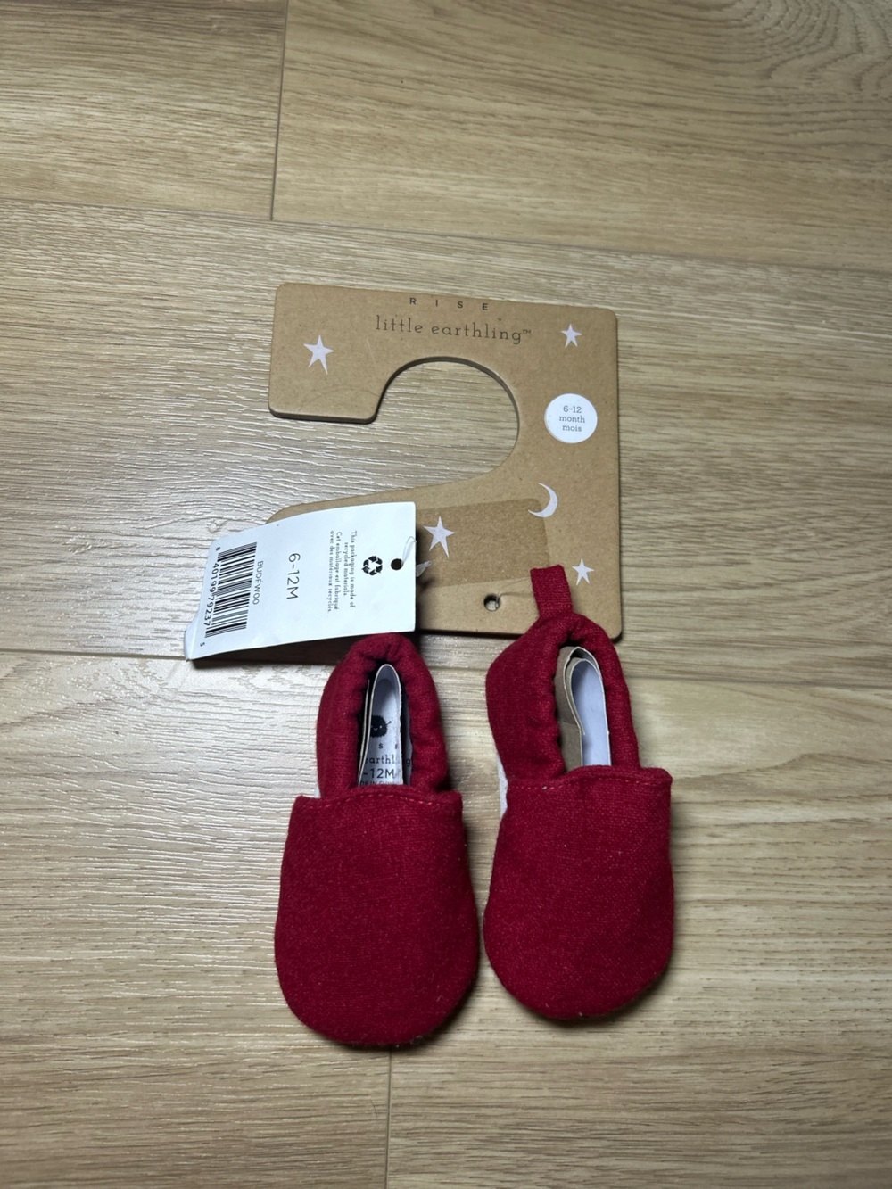Little Earthling Red Infant Mittens - Soft Cozy Pair